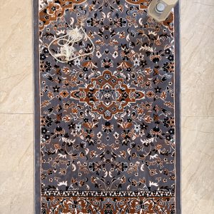 Turkish Prayer Mat Grey Al Rawdah Medina Style