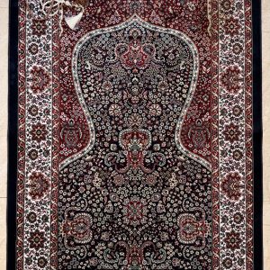 Premium Turkish Prayer Mat - Blue Red
