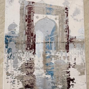 Elegant Turkish Prayer Mat - Mosque Design Paiting